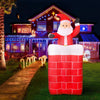 1.8M LED Christmas Inflatable Archway with Santa Xmas Decor