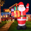 2.4M Christmas Inflatables Santa With LED LIghts