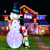 2.4M Christmas Inflatable Snowman With LED Lights